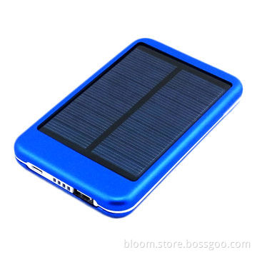 5,000mAh Solar USB Mobile Phone Charger for iPhone 5S/4S, Samsung, HTC, Nokia and Digital Cameras